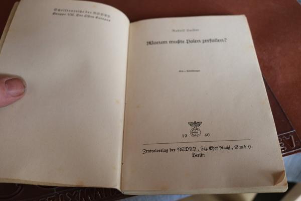 altes Buch - Der Osten Europas Band 1 - Warum mußte Polen zerfallen ? Rudolf Haider - 1940